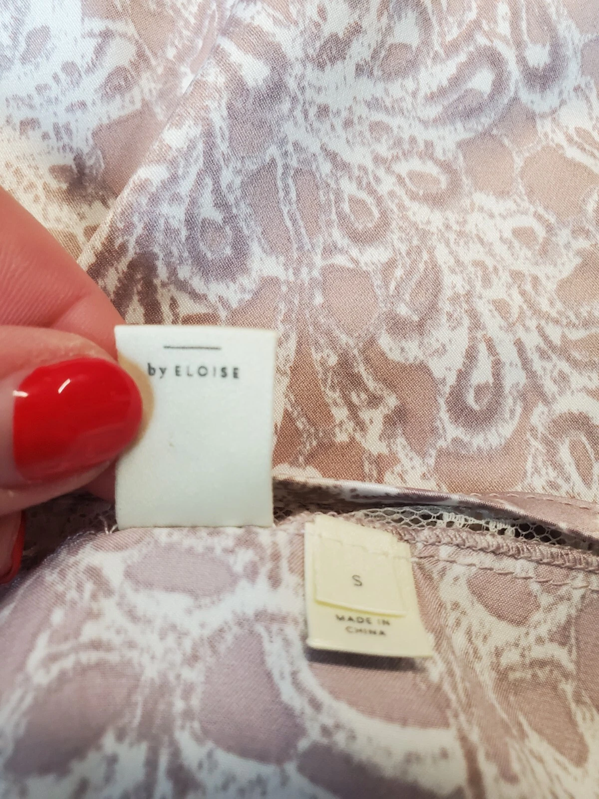 VALENTINO Anthropologie Eloise abito donna piccolo slip raso pizzo lingerie fata romantico