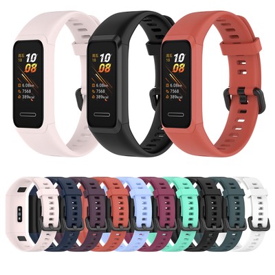Für Huawei Band 4 / Honor Band 5i Silikon Uhr Armband Ersatz Sport band