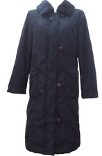 *gas* Ladies Charcoal Black 20% Feather & 80% Pure Duck Down Hooded Coat M