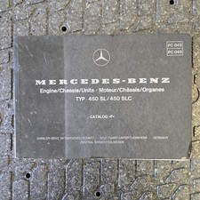 1979 MERCEDES 250SL 450SLC ENGINE CHASSIS & BODY - FACTORY SPARE PARTS CATALOG F
