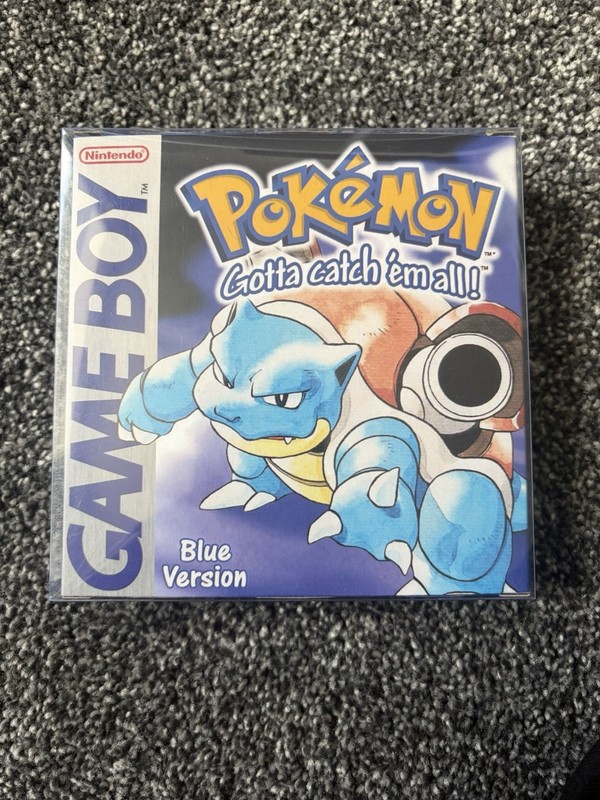 *Mint* Pokémon: Blue Version Nintendo Game Boy game boxed