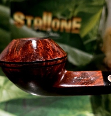 MASTRO DE PAJA PESARO SQUAT BULLDOG VINTAGE BRIAR SMOKING PIPE MADE ITALY!