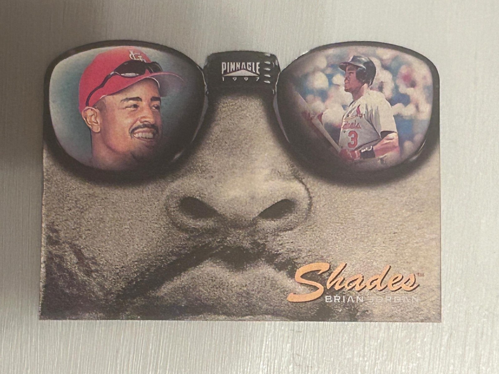1997 Pinnacle Shades Brian Jordan St. Louis Cardinals #7