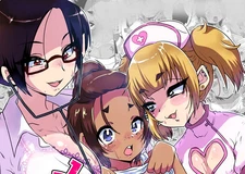 Futanari Fanbook B5/44P Boy transformed into a female by a futanari doctor