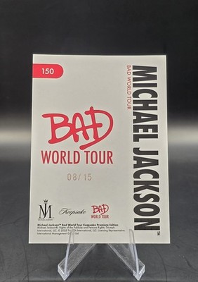 2025 Keepsake Michael Jackson /15 Bad World Tour Laser Signature