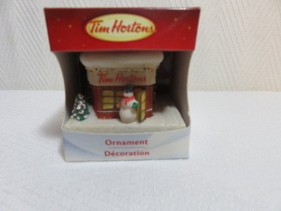 Canadian Tim Hortons 2012 Coffee Shop Christmas tree ornament mib