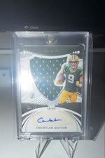 2022 Panini Chronicles-Crown Royale Silhouette Autographs Christian Watson  /99 