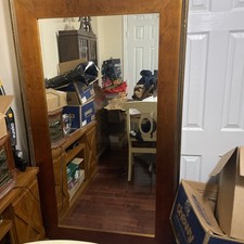 full length mirror wood framed 71x 42