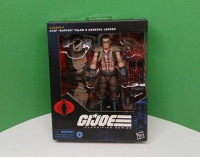 Hasbro G.I. Joe Classified Series Chip Raptor Talon & General Ledger #139 Figure