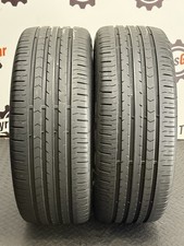 2x 225 55 R17 97W CONTINENTAL CONTIPREMIUM CONTACT5 5-6mm TESTED FREE FITTING