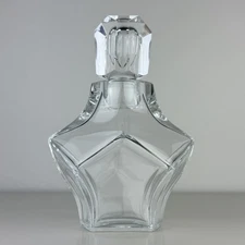 Vintage Lalique Crystal Decanter Beautiful Art Deco 9" Rare Pattern France