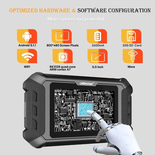 OBDSTAR ISCAN for HARLEY DAVIDSON Motorcycle Diagnostic Scanner K-ey Progarmming - Afbeelding 3 van 11