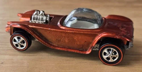1968 Hot Wheels Redline Beatnik Bandit Orange US Base