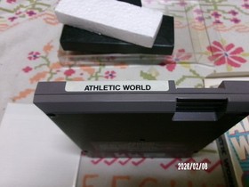 #832 Athletic World - 5 VITE - NINTENDO (NES '87) RARA SCATOLA DOPPIA APERTURA CIB