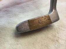 OTEY CRISMAN 18 HB 35" MALLET PUTTER - HICKORY, LEATHER GRIP, Curved Hosel