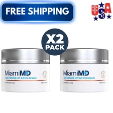 MiamiMD (Miami MD) Age Defying Lift & Firm Cream For Neck And Face - 50ml 2 pack