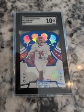 POP 1 2020 Draft Picks Crown Royale BLUE Jalen Hurts RC #53 Rookie SGC 10