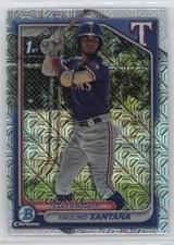 2024 Bowman Chrome Prospects Mega Box Mojo Refractor Paulino Santana 1u6