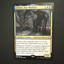 Umbris, Fear Manifest Commander: Innistrad: Crimson Vow Regular
