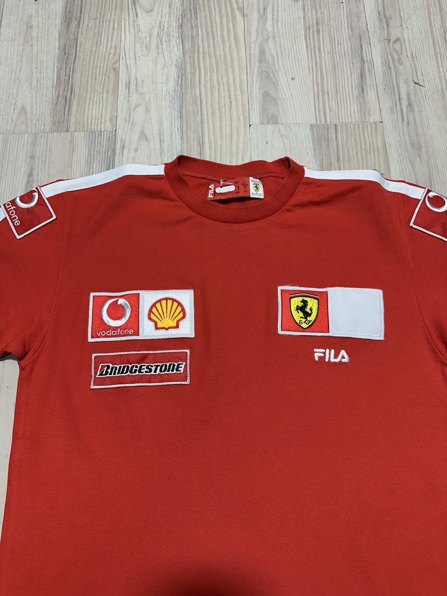 FILA FERRARI FORMULA 1 sponsored T-Shirt For Fans Ferrari