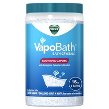 Vicks VapoBath Crystals, Non-Medicated Bath Salts Soothing Vicks Vapors