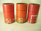 Vintage FisherPrice Little People Farm Silo tube bases 3 pc lot