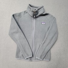 Patagonia Better Sweater Full Knit Zip Fleece Jacket Youth S 7-8 Grey Heathered