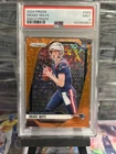 2024 Panini Prizm Orange Disco Prizm RC #329 Drake Maye PSA MINT 9