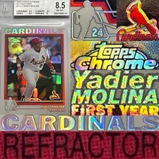 Pop 5 BGS 8.5 2004 Topps Chrome Refractor Rookie RC Bonus Original Unaltered Pic