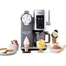 13-in-1 Ice Cream and Soft Serve Maker with 2 16oz Pints, Sorbet, Milkshake,