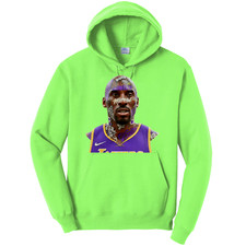 NEW Art Society KB LEGEND GRAFFITI NEON GREEN Hoodie SMALL-4XLARGE MADE IN USA