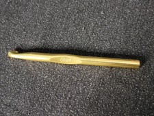 Vintage Boye Crochet Hook Made In USA Size N Gold