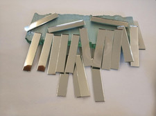 3/8X2Inch Small Glass Rectangle Craft Mirrors Bulk 120 Pieces Mosaic Tiles