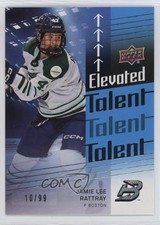 2024-25 Upper Deck PWHL Elevated Talent Blue 10/99 Jamie Lee Rattray #ET-5 3d2