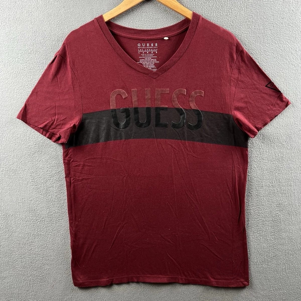 Polo scollo a V in piqué di cotone - BLU - Uomo - 12.00