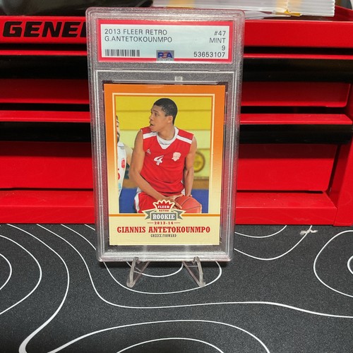 Fleer 2013-14 Fleer Retro Giannis Antetokounmpo Rookie PSA 9 #47