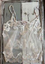 VICTORIA'S SECRET Boho Floral Embroidery Camisole Size Small