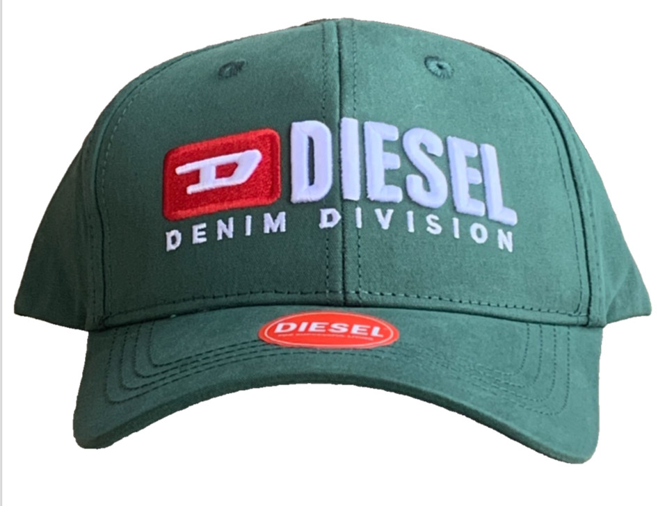Only The Brave Denim Division Wintergreen Baseball cap w/White 3D embroidery