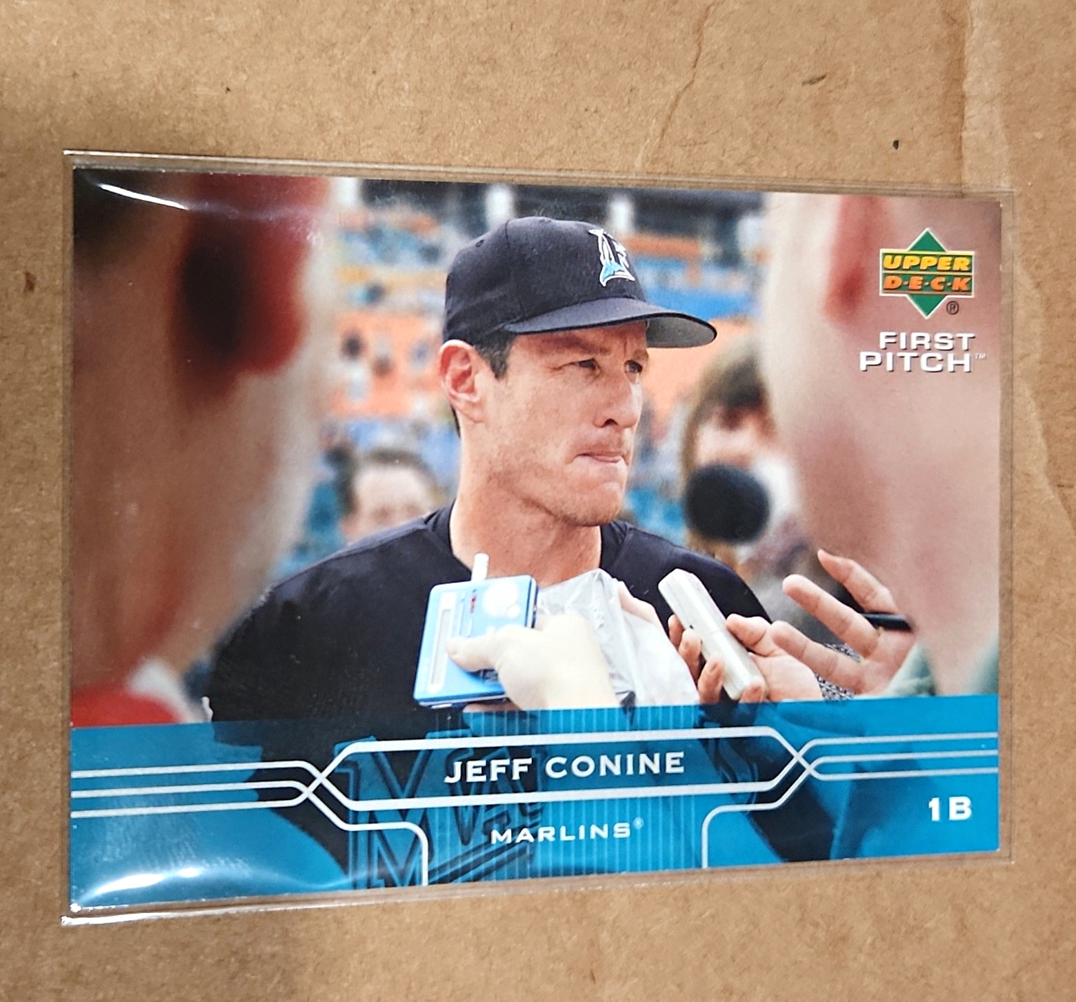 Upper Deck 2005 First Pitch Jeff Conine Miami Marlins #80 Base Set Card
