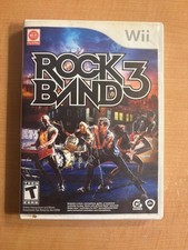 Rock Band 3 Nintendo Wii game