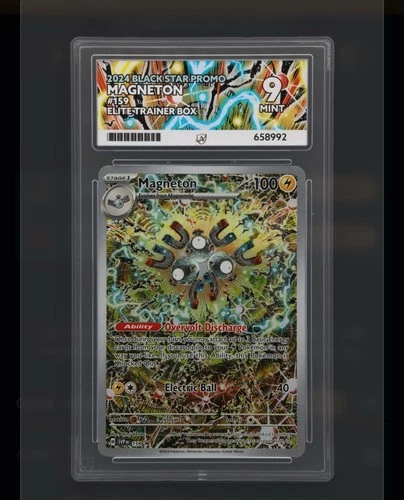 Pokémon TCG Magneton SV 159 Black Star Promo Ace 9 Mint