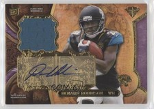 2013 Topps Triple Threads Rookie Relics Purple 38/75 Denard Robinson Auto 3c7