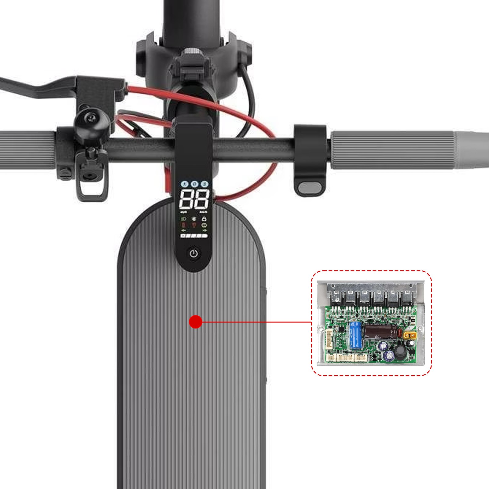 Manette Xiaomi E-Scooter 4 Service Pack avec commande haute précision