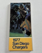 San Diego Chargers 1977 Media Guide Book Vintage NFL 