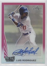 2020 Leaf Metal Draft 1990 Pink Rainbow 10/20 Luis Rodriguez #LA-LR1 Auto 00d2
