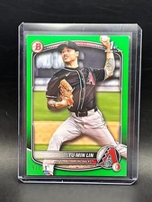 Yu-Min Lin 2025 Bowman 1st Green Parallel /99 Prospect #BP-27 Diamondbacks