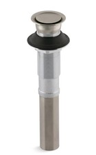 Kohler® 7124-A-BN Pop-Up Clicker Drain Without Overflow Vibrant® Brushed Nickel