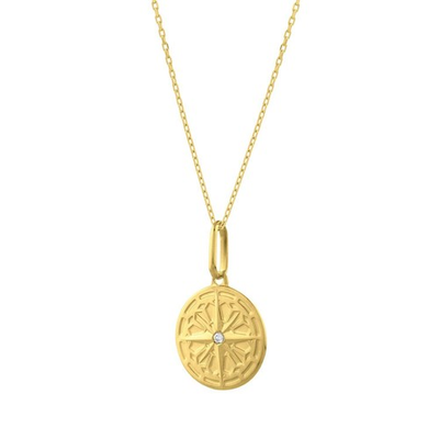 #ad North Star Talisman Necklace in 14K Yellow Gold $669.09