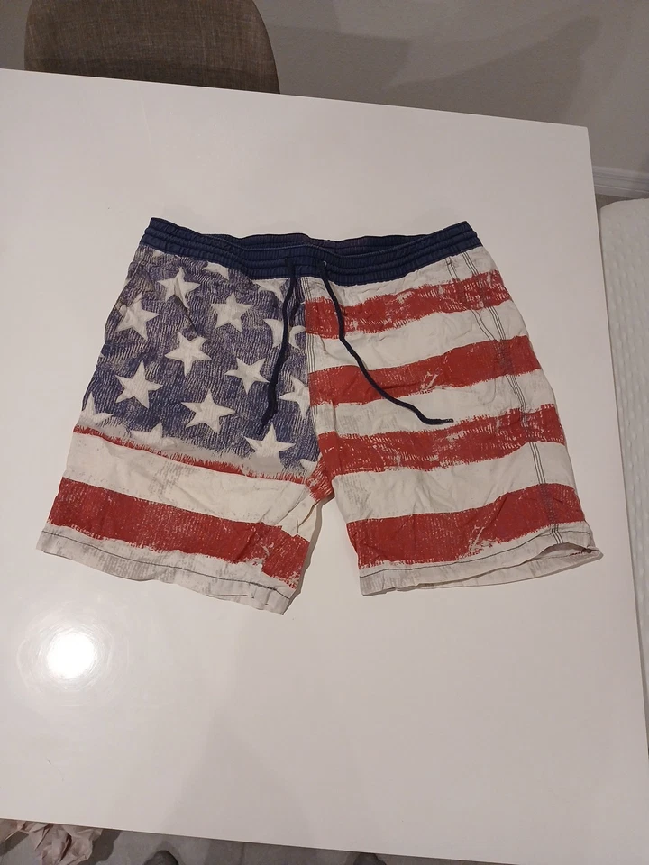 Bañador Hombre XL 40/42 Mossimo Flag Estrellas Rayas~ Foto 2 de 4