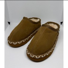 BEARPAW Martis Hickory Girl Slippers Size 8